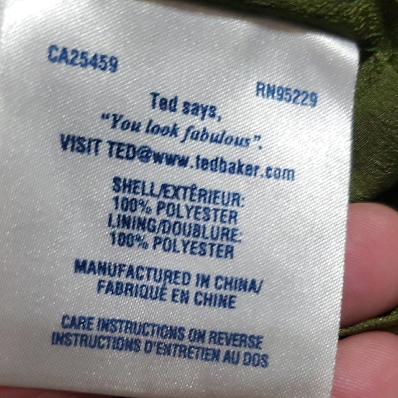 Ted Baker Green and Purple Pleated Tulip Floral Mini Skirt - Picture 6 of 8